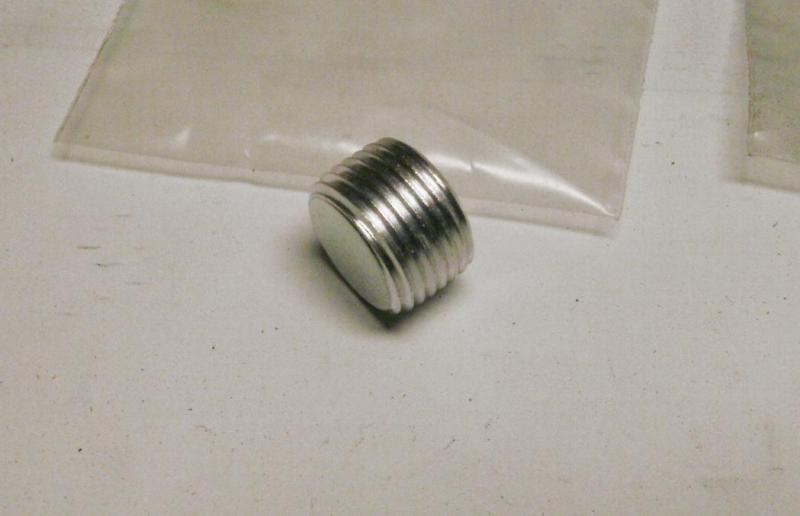 20 pack 3/8npt pipe plug polished fuel oil air fitting