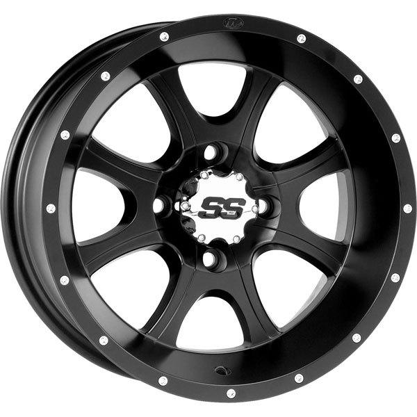 Matte black 12x7, 4/137, 4+3 itp ss108 alloy aluminum wheel