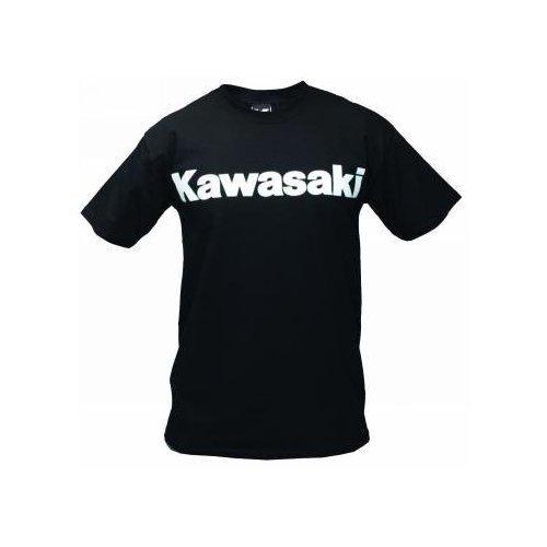 New kawasaki logo t-shirt black men's medium k007-2505-bkmd