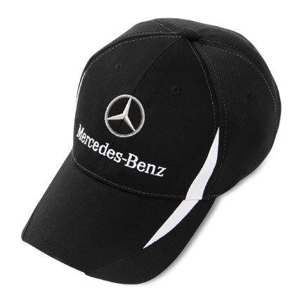 Mercedes-benz dark grey mesh cap 