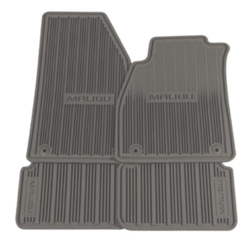 13-14 chevrolet malibu premium all weather gray floor mats by gm 22907001