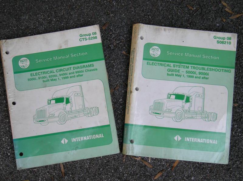 International truck 5000i,9000i and others electrical service manuals