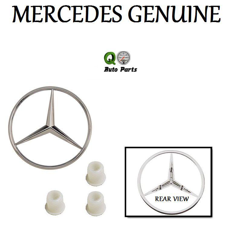 Mercedes w126 350sdl 380sel emblem + 3 emblem retainer 1267580158 / 2019972281