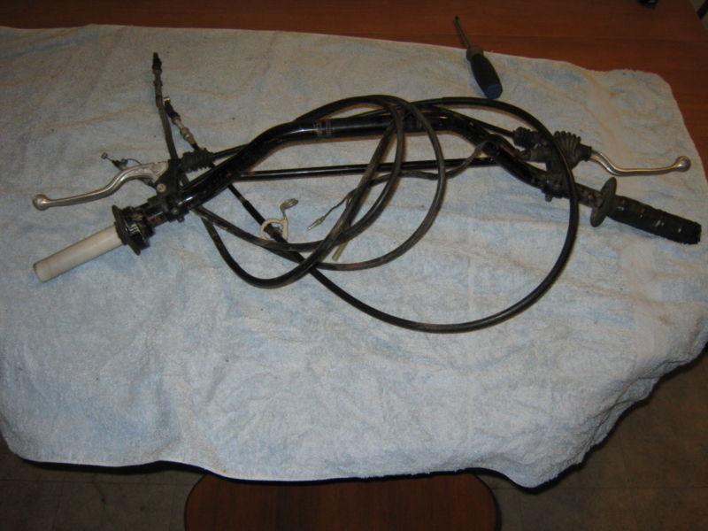 Bigwheel 350, bw350, bw 350, handle bars, all cables brake  clutch throtile 