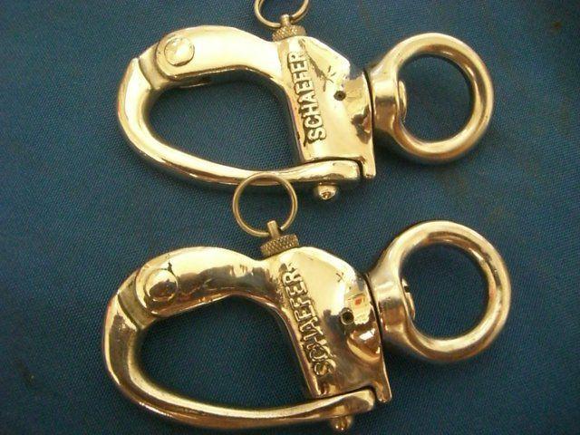 Schaefer (2) snap shackles/ line bail 45-10 