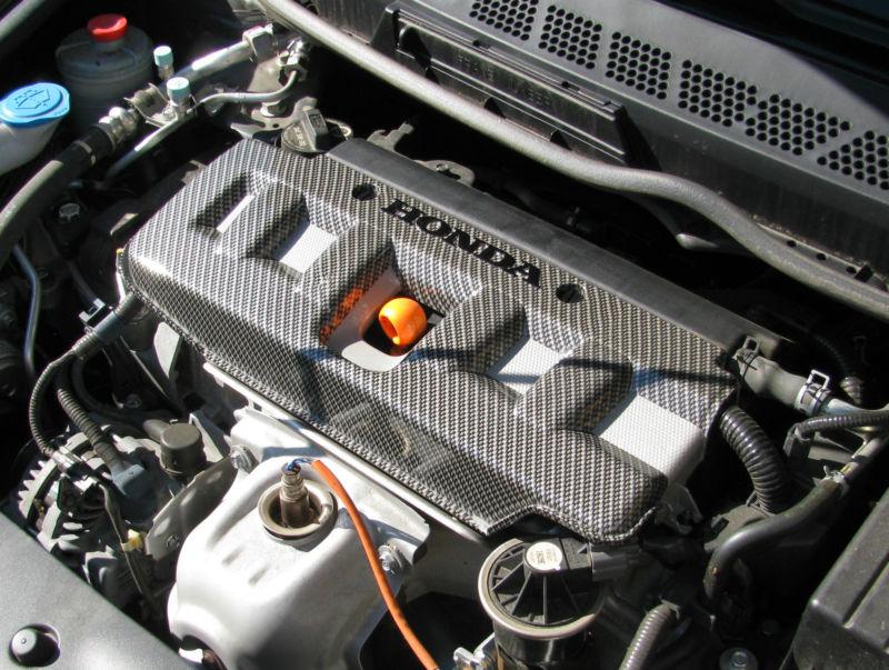 2006-11, 2012-13 honda civic jdm engine cover, carbon fiber,ex,lx,ex-l, 1.8l r18