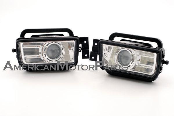 Depo pair euro style chrome projector fog lights bmw 5-series 525 530 535 540 m5