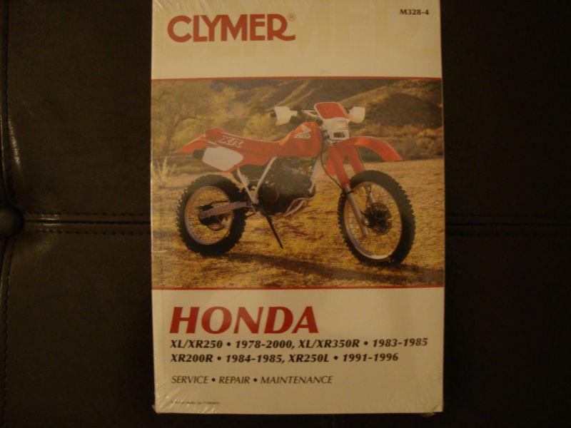 Honda xl/xr250 xl/xr350r xr200r xr250l clymer service manual m328-4