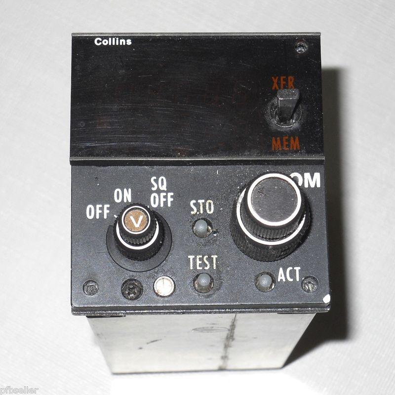 Rockwell / collins model ctl-22 communication control head comm