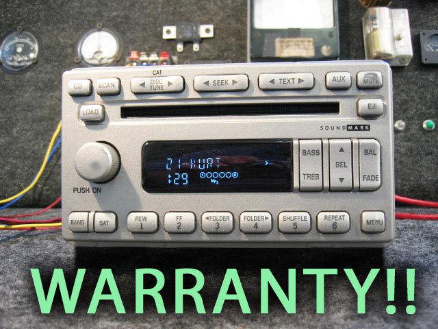 Lincoln navigator soundmark 6 cd mp3 changer sat radio 5l7t18c815ac 6l7t18c815ac
