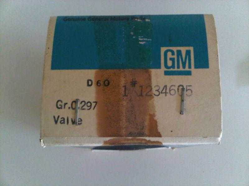 1970 buick 455 stage 1* 1.75 swirl polish exh. valve * gm # 1234605 * nos *