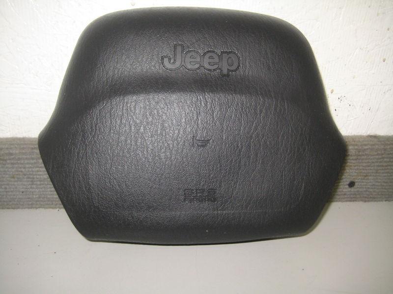 Oem jeep cherokee steering wheel air bag gray 97-01