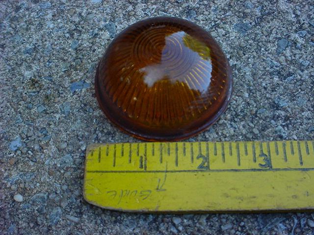 30s 40s 50s 60s maybe hy power 21052 glass amber clearance marker lamp lens 