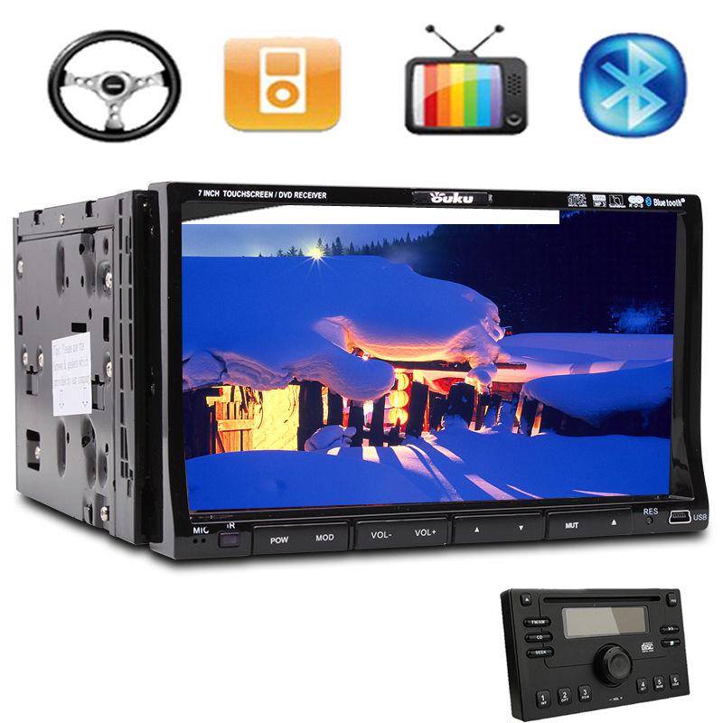 Indash 7''touch screen car dvd stereo fm tv usp adapter