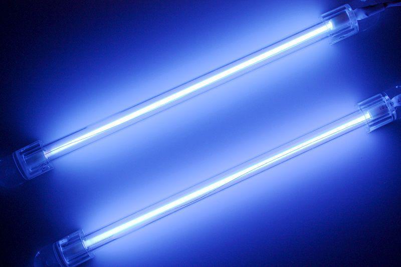 2x blue 15cm car auto exterior/interior neon light lamp