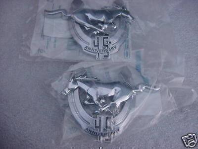 Ford mustang late model 45th anniversary emblems new