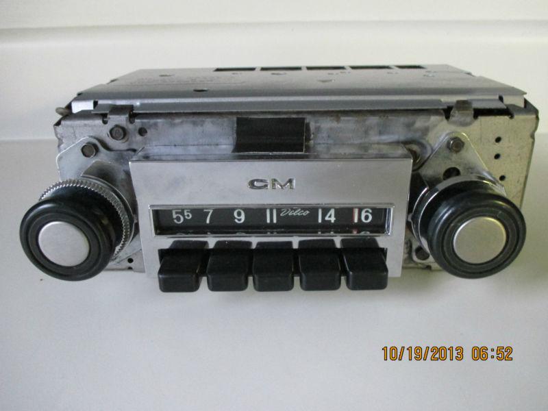67-72 chevy gmc am radio for pickup trucks w/knobs #7298501 srvcd