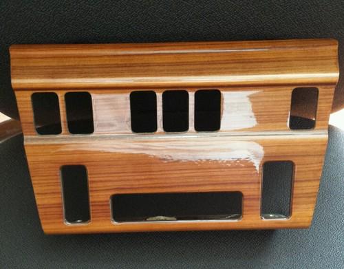 Mercedes benz w124 center climate control zebrano wood cover