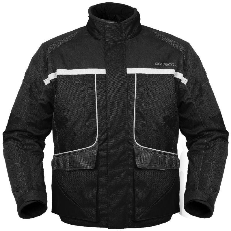 Cortech cascade black large mens snowmobile jacket snow lrg lg l