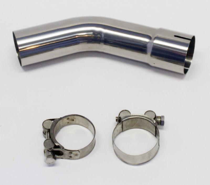 Viper yamaha fz8 2010 motorcycle stainless steel connecting mid pipe