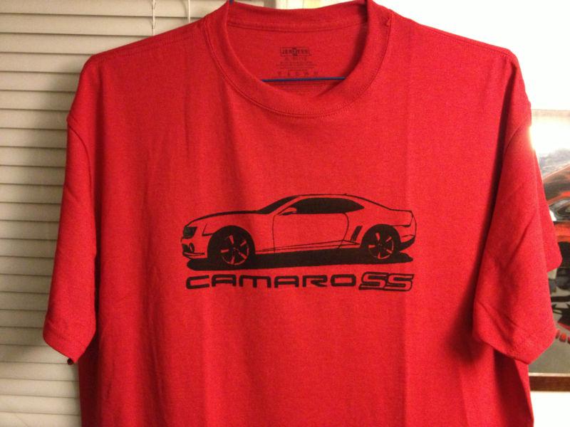2010 2011 2012 chevrolet camaro ss  t shirt  decal m red wheels exhaust dress up