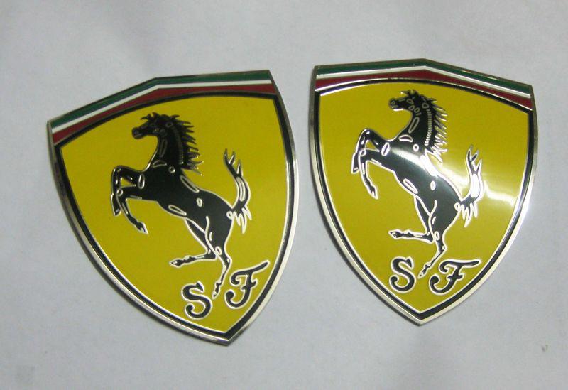 Ferrari scuderia fender shields badges 308,328,348,355,430,360 