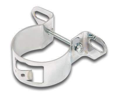 Mallory 29224 coil bracket steel chrome canister-style universal each