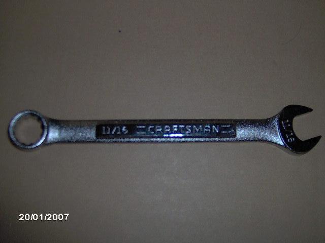 New sae 12 point craftsman combination wrench 11/16