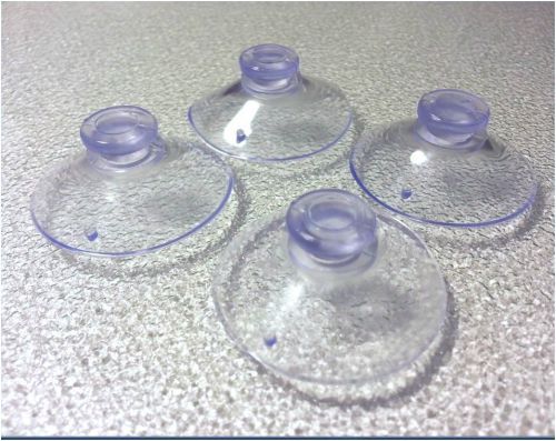New - replacement suction cups for various radar detector mounts (qty 4 cups)