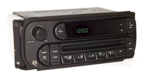 2005 dodge ram 3500 pickup radio am fm cd player digital ctrl w auxiliary input