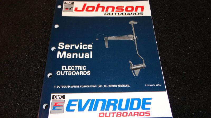 1992 johnson evinrude outboards service manual electric outboards #508140