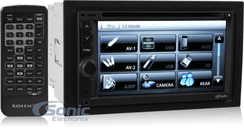 New! car show csun1370us double din bluetooth navigation dvd car stereo receiver
