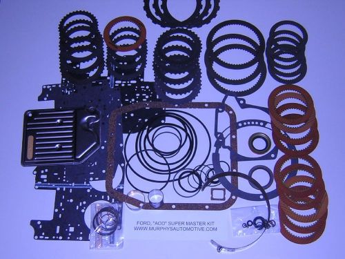 Aod, ford transmission super master rebuild kit, 2wd, 1980-e1983  (76008-ray)