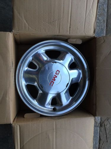 16&#034; gmc sierra silverado surburban polished rims wheels 1999-02  oem #5095