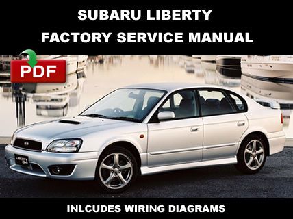 Subaru liberty 1998 - 2003 factory oem service repair workshop shop fsm manual