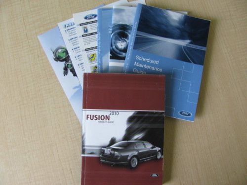2010 ford fusion owner&#039;s guide part # ae5j 19a321 ab third printing