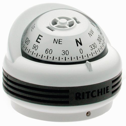 New ritchie tr-33w trek compass (white)