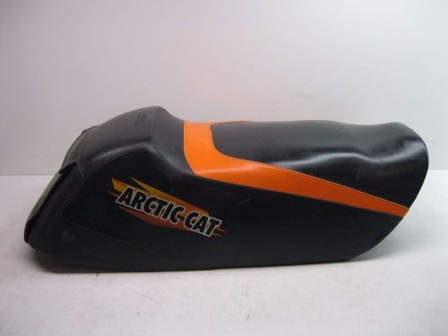 2007 arctic cat crossfire 1000 black orange seat foam &amp; cover oem #2279