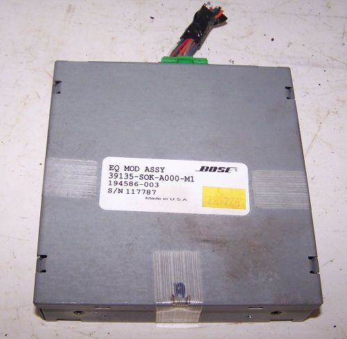 2000 99 00 acura tl bose stereo equilizer module 39135-sok-a000-m1