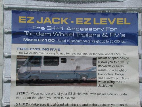 Boat or utility trailer ez easy jack hd wheel chock all aluminum for tandem axle