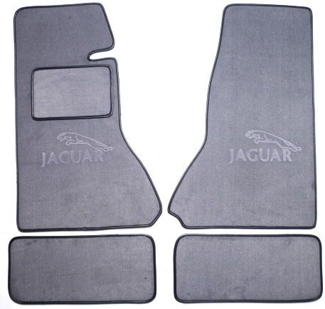 Prestige line mat set for jaguar e-type series ii - medium grey