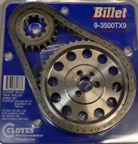 Cloyes gears 9-3500tx9 street billet true roller set small block chevy 350 55-96