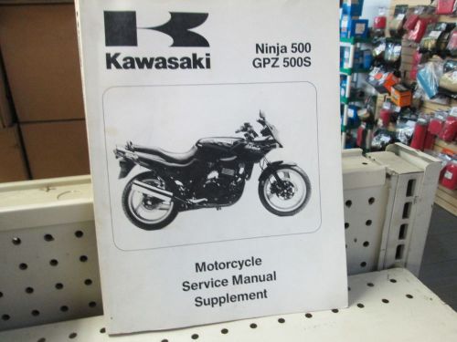 Kawasaki ninja gpz 500 repair service manual oe book