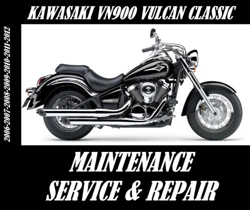 Kawasaki vn900 vulcan classic 900 maintenance tune-up service repair manual