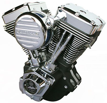 Ultima el bruto complete 113ci black motor for harley big twin 1984-1999