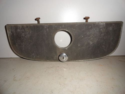 Vintage 1934 buick glove box door made by a/c spark plug co. rare item.