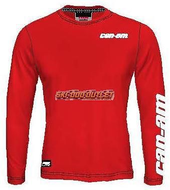 Can-am men&#039;s long sleeve kappa tee - red