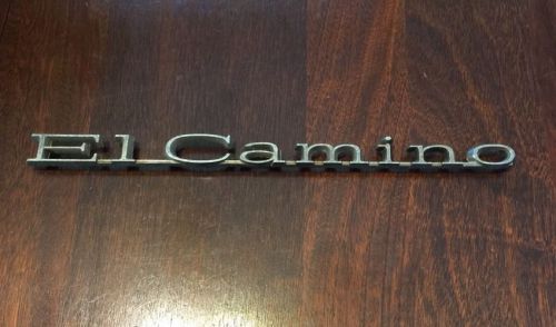 Chevrolet el camino emblem nameplate #3972937