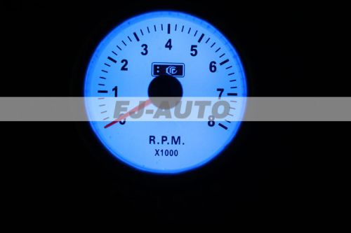Brand new universal 2&#034;52mm rpm gauge 0-8000 blue led hot sale