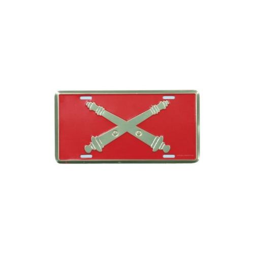 Field artillery (crossed cannons) license plate - la32
